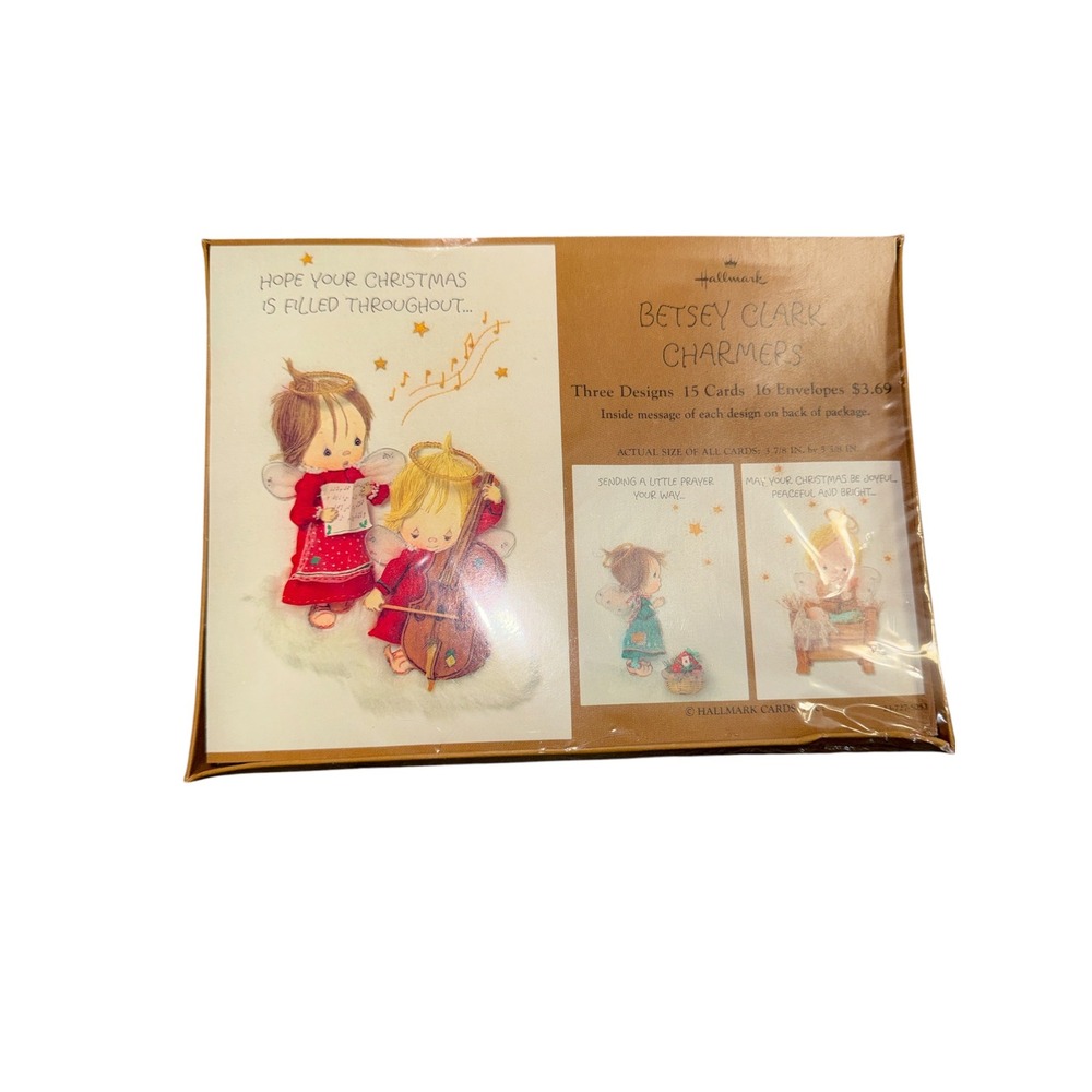 Vintage Hallmark Betsey Clark Charmers Christmas Cards 15 Count Sealed 6041